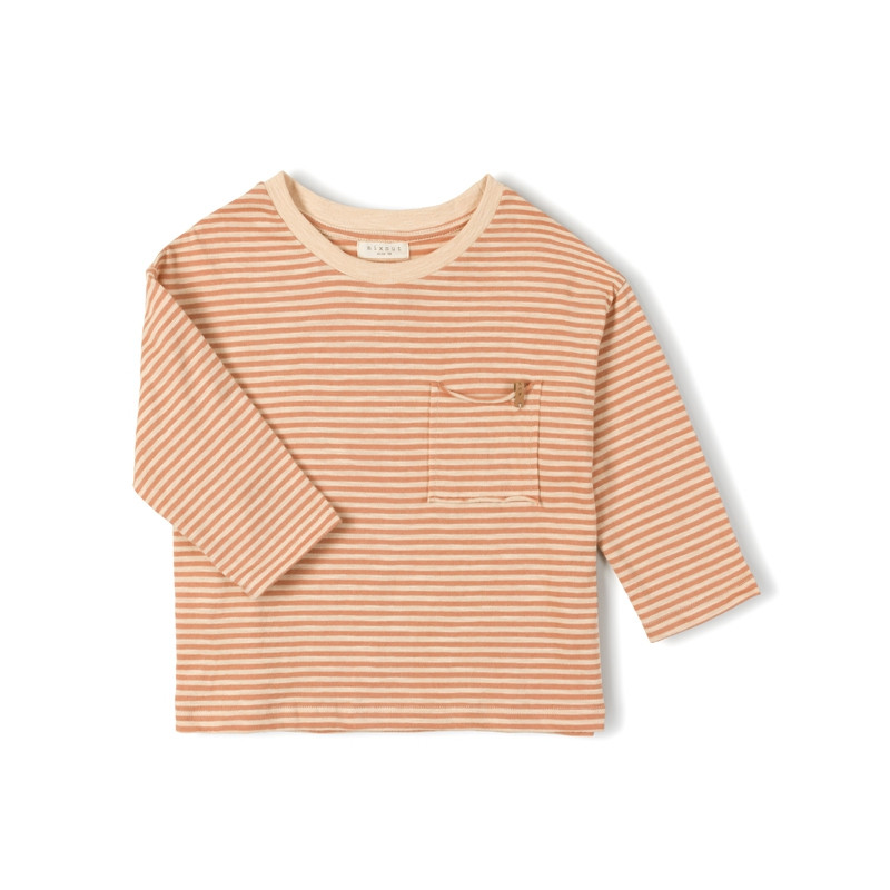 Papaya Stripe - T-shirt Drop