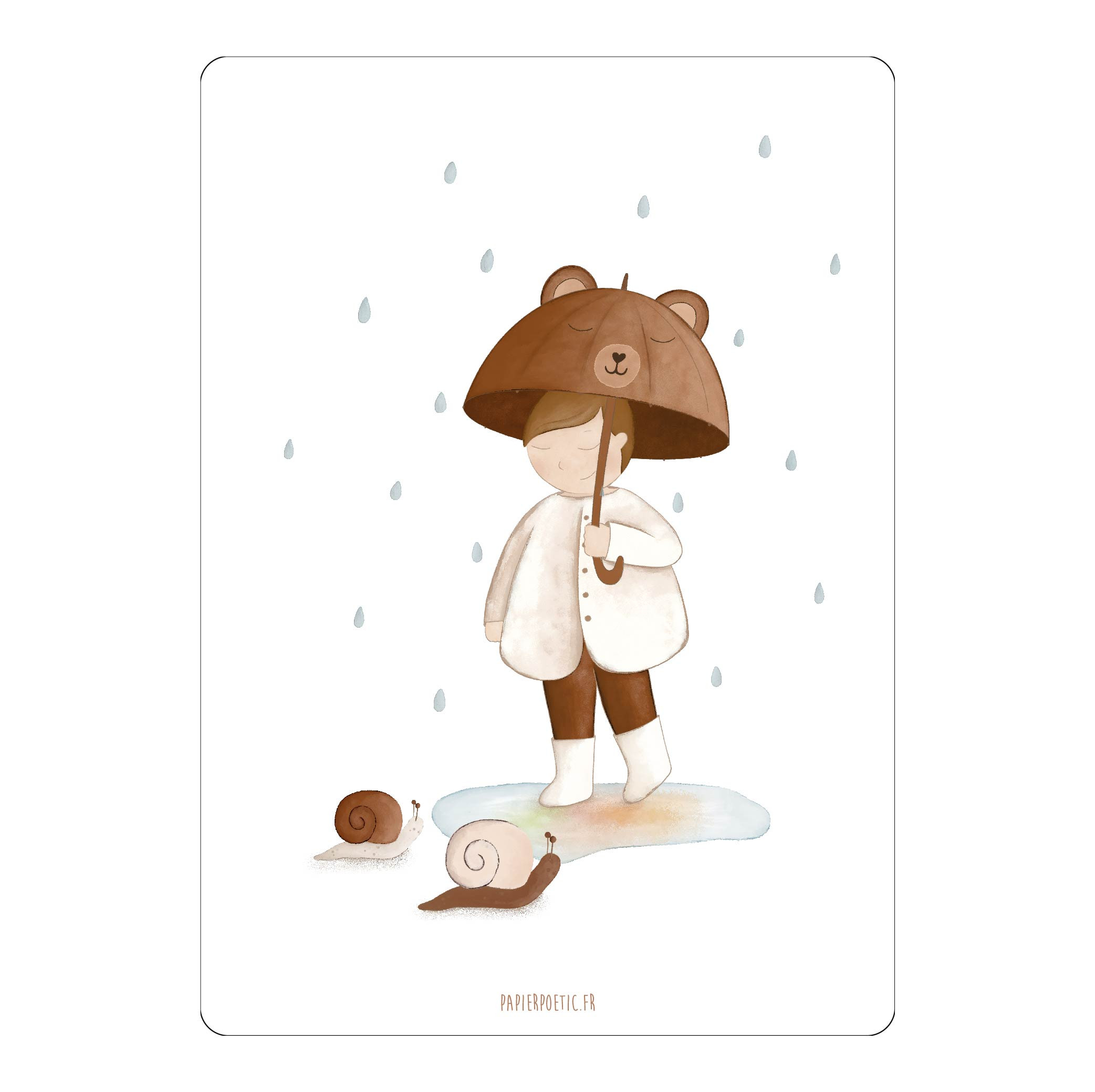 Carte "Parapluie"