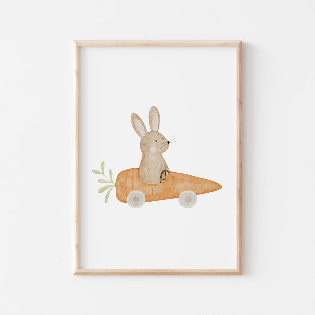 Affiche A4 Lapin Carotte