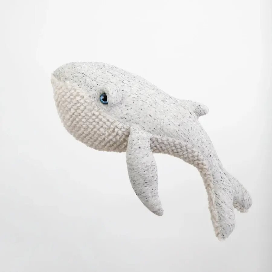 Peluche Baleine Small Albino