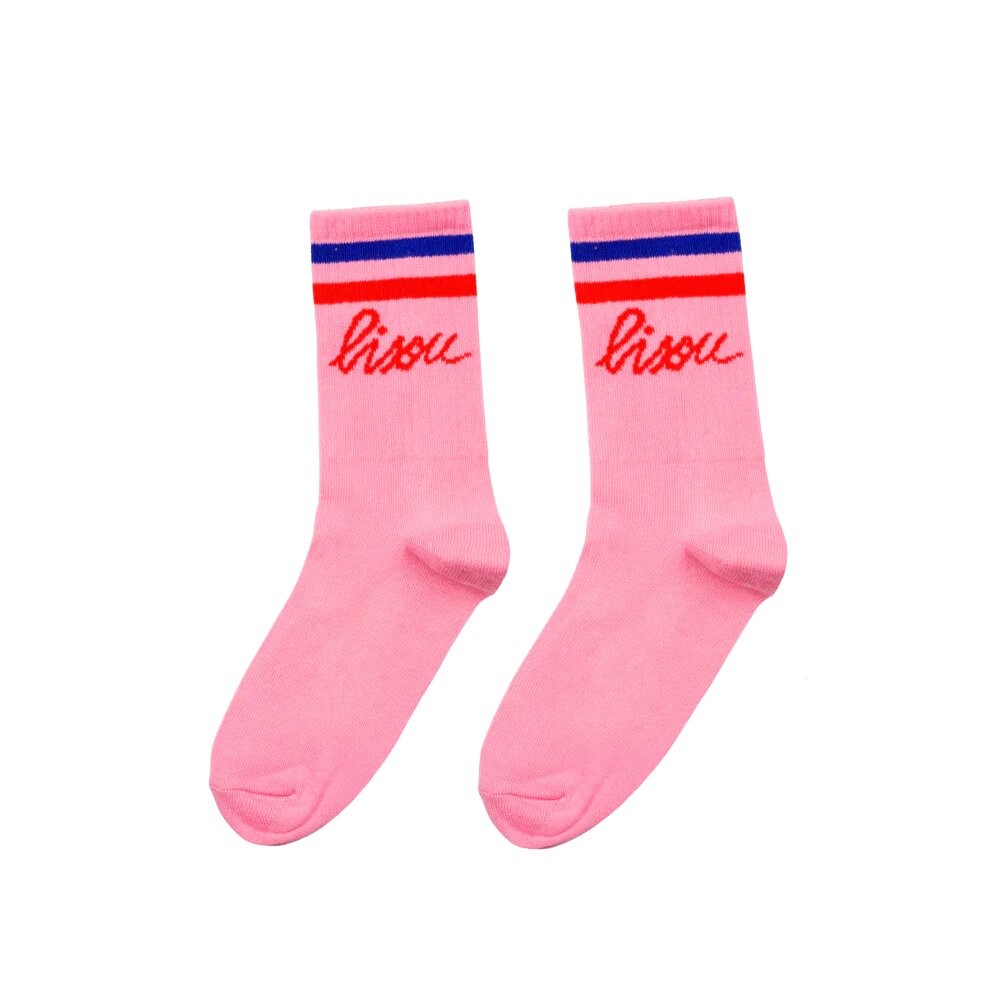 Chaussettes Bisou Rose