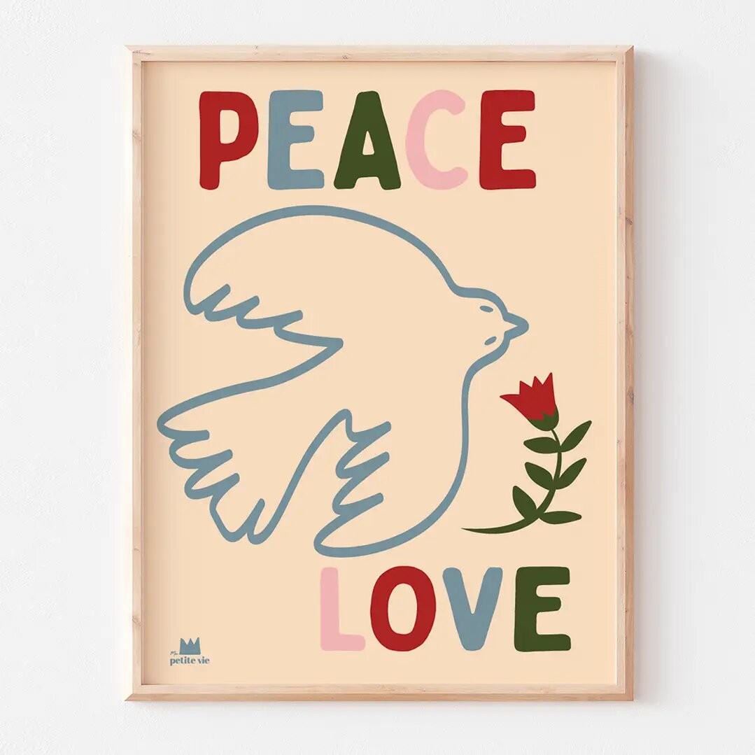 Affiche "Peace And Love"